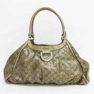 GUCCI GG Crystal Abbey Tote Bag Gold